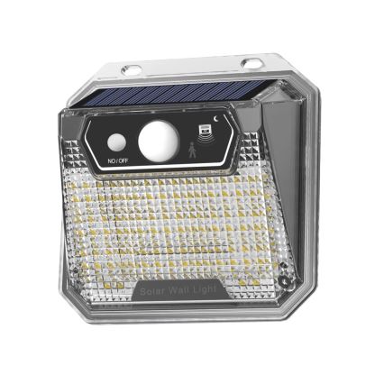 Luminaire solaire avec détecteur LED/3W/5,5V IP65