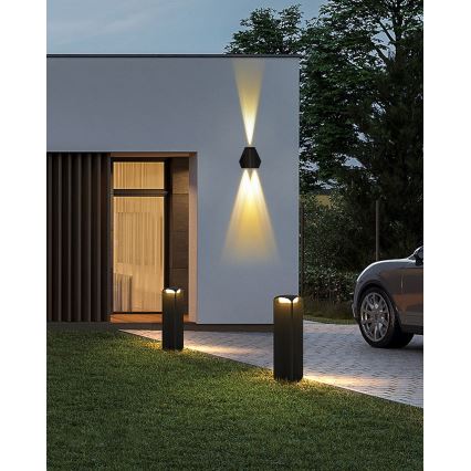 LED Solar wandlamp met een sensor LED/2W/5V IP54