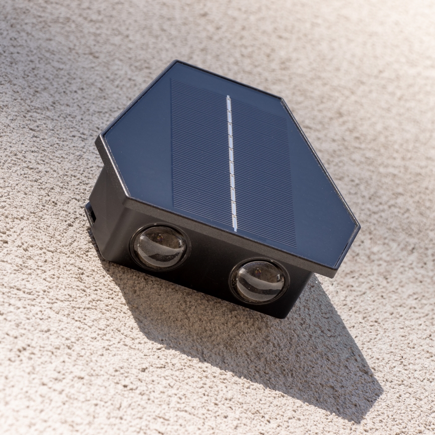 LED Solar wandlamp met een sensor LED/2W/5V IP54