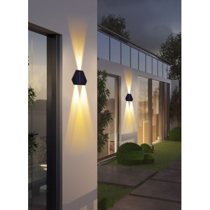 Luminaire solaire LED avec détecteur LED/2W/5V IP54