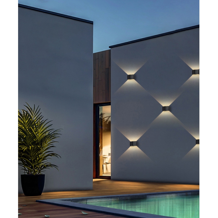 Applique murale solaire avec détecteur LED/2W/5V IP54 1300 mAh