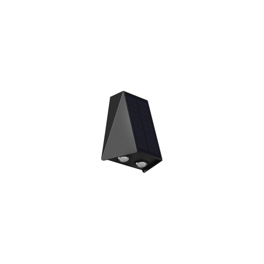 LED Solar wandlamp met sensor LED/2W/5V IP54 1300 mAh