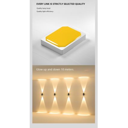 LED Solar wandlamp met sensor LED/2W/5V IP54 1300 mAh