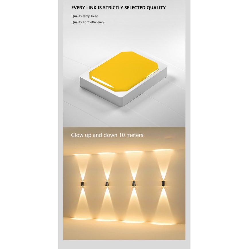 LED Solar wandlamp met sensor LED/2W/5V IP54 1300 mAh