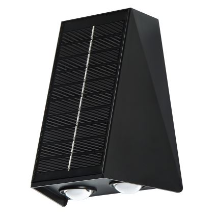 LED Solar wandlamp met sensor LED/2W/5V IP54 1300 mAh