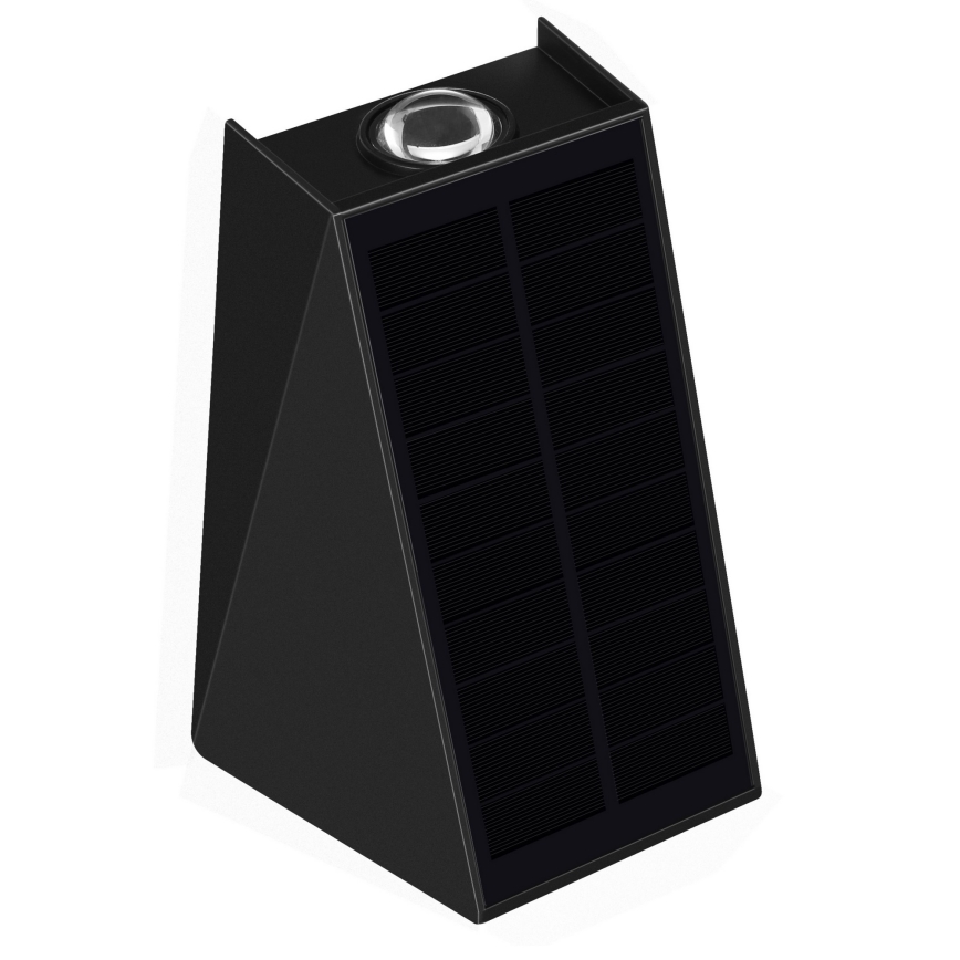 LED Solar wandlamp met sensor LED/2W/5V IP54 1300 mAh