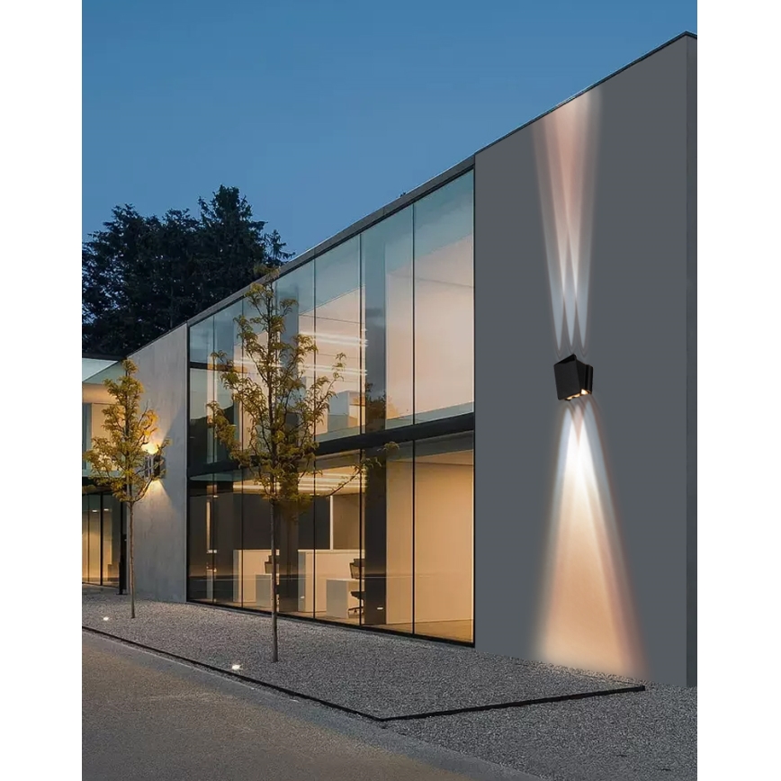 Applique murale solaire avec détecteur LED/2W/5V IP54 1300 mAh