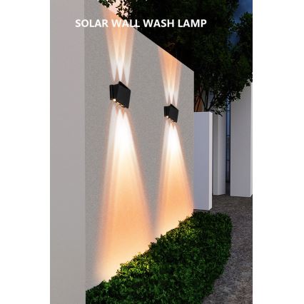 LED Solar wandlamp met een sensor LED/2W/5V IP54