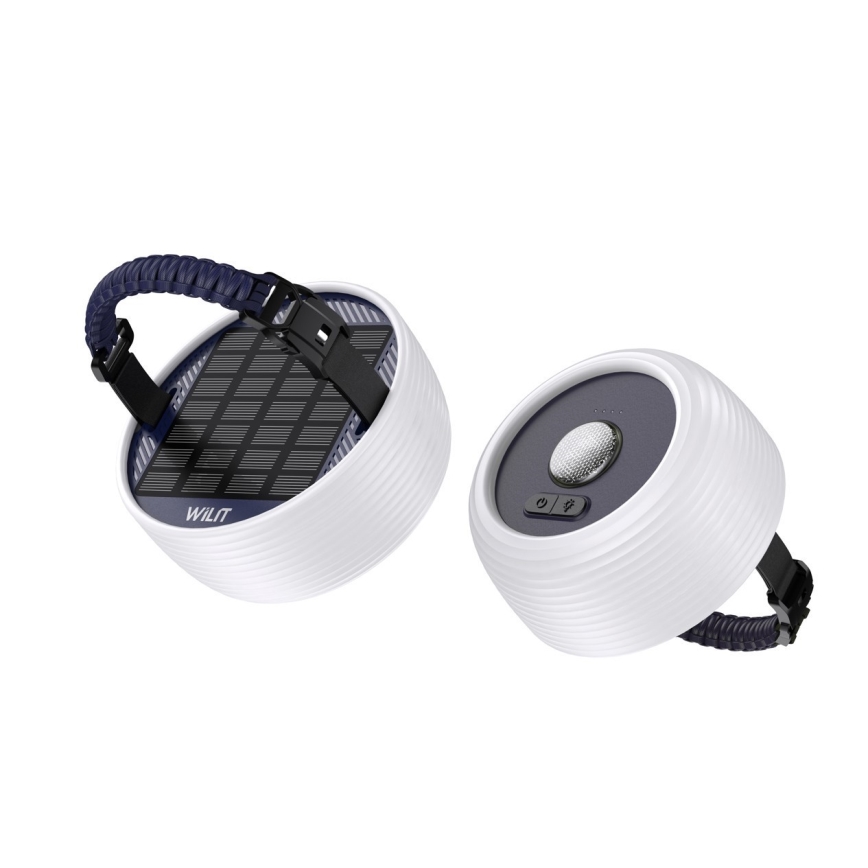Draagbare LED RGB zonne-oplaadlamp met LED-lichtsnoer LED/10W/5V 3600 mAh IP65 3600 mAh