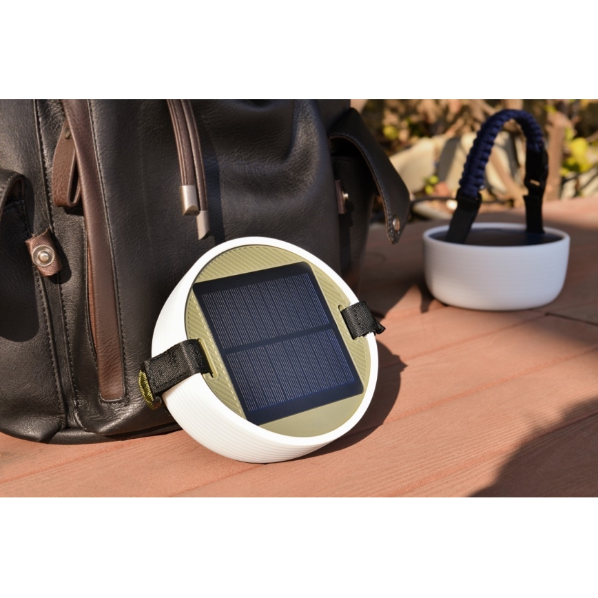 Lampe solaire rechargeable portable RGB avec guirlande LED/10W/5V 3600 mAh IP65 3600 mAh