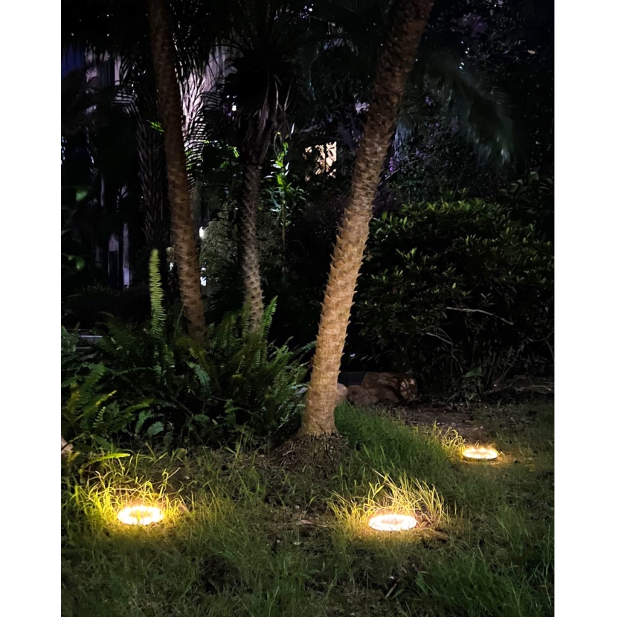SET 4x LED Buiten zonne- verlichting met sensor LED/0,048W/2V IP68 600 mAh