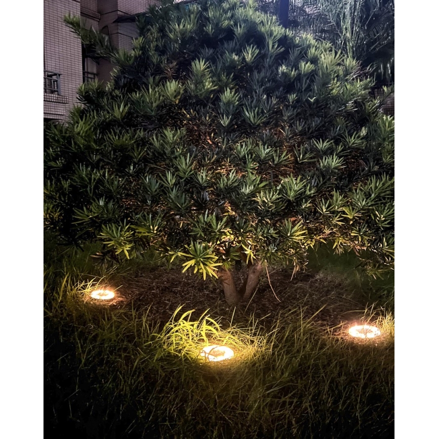 SET 4x LED Buiten zonne- verlichting met sensor LED/0,048W/2V IP68 600 mAh