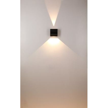 LED Solar wandlamp LED/2W/3,7V 4000K IP44 1300 mAh