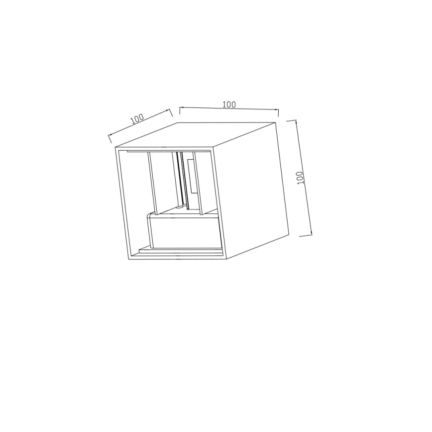 Immax 08510L - Applique murale extérieure DICE LED/6W/230V 3000K IP65
