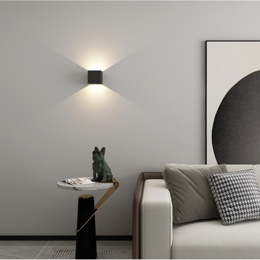 Immax 08510L - LED Buitenwandlamp DICE LED/6W/230V 3000K IP65