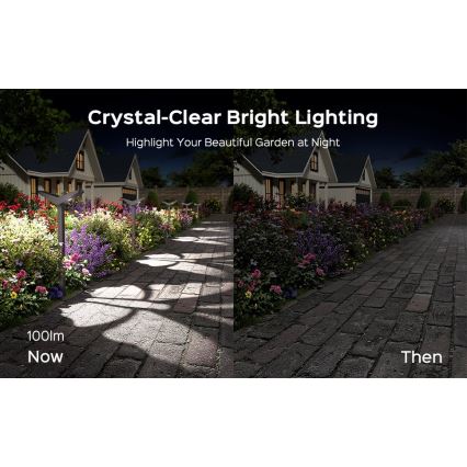 Lampe solaire LED avec capteur SUN BUTTERFLY LED/1,5W/3,7V 3000/6000K IP65 1500 mAh