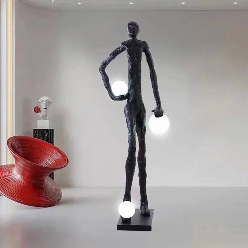 Vloerlamp SILUETTE 3xE27/60W/230V 185 cm Aura