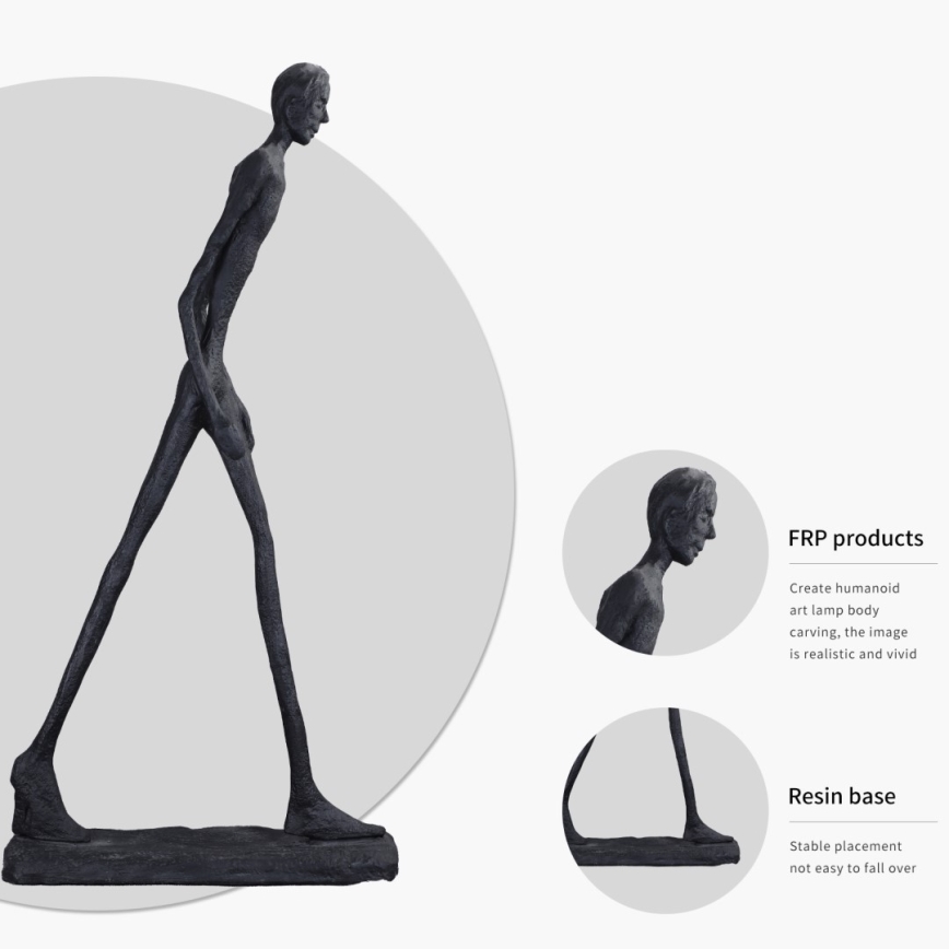 Decoratief beeld SILUETTE 210 cm Human