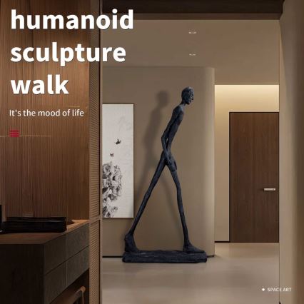 Decoratief beeld SILUETTE 210 cm Human