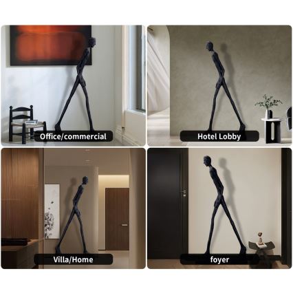 Sculpture décorative SILUETTE 210 cm humaine