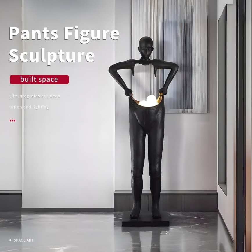 Vloerlamp SILUETTE 4xG9/10W/230V 185 cm Human Houdini