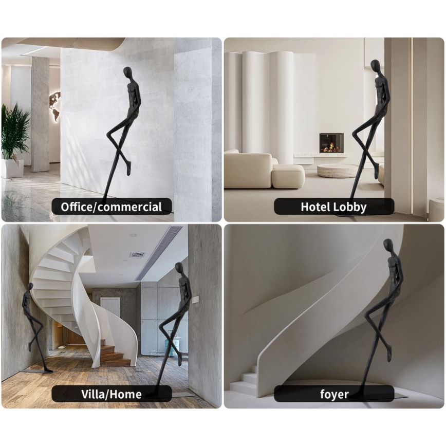 Decoratief beeld SILUETTE 178 cm Human Relax