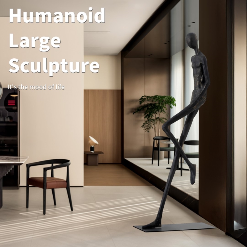 Decoratief beeld SILUETTE 178 cm Human Relax