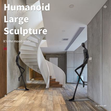 Decoratief beeld SILUETTE 190 cm Human Relax