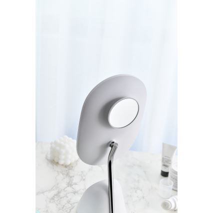 Miroir de maquillage LED à intensité variable avec charge sans fil LED/18W/230V