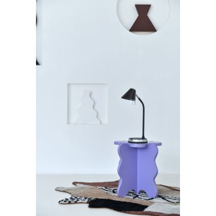 LED Dimbare bureaulamp met draadloos opladen FINCH LED/9W/12/230V grijs/glanzend chroom