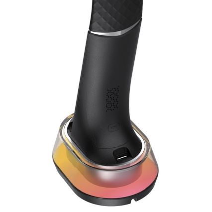 LED RGB Dimbare bureaulamp met draadloos opladen CORELLA LED/7W/12/230V zwart