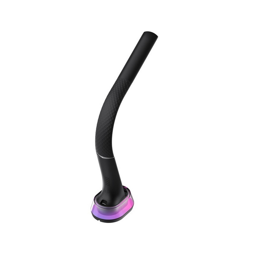Lampe de table LED RGB à intensité variable avec charge sans fil CORELLA LED/7W/12/230V noir