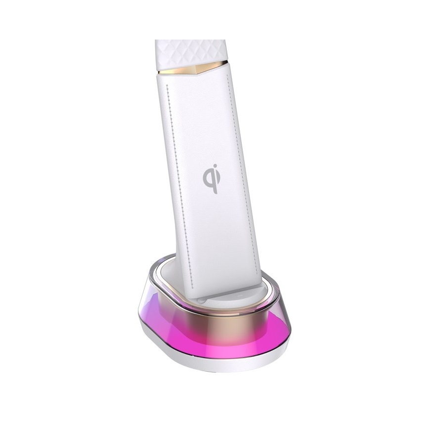 LED RGB Dimbare tafellamp met draadloos opladen CORELLA LED/7W/12/230V wit