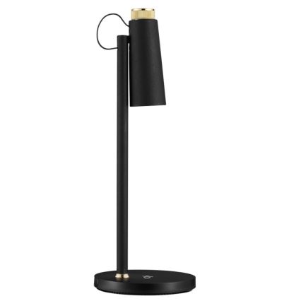 Dimbare LED tafellamp met draadloze Qi opladen TIT LED/12W/230V zwart