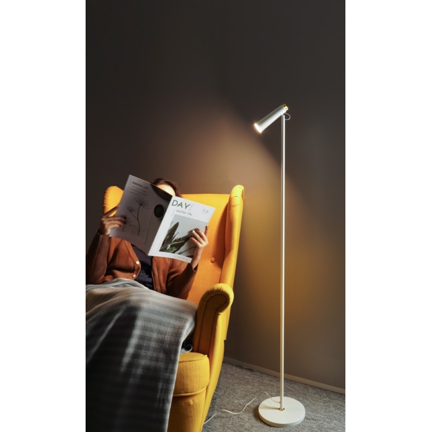 Dimbare LED Staande lamp TIT LED/6W/230V wit