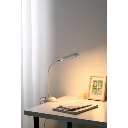 LED+CCT dimbare bureaulamp met klem CLIP LED/7,5W/230V 3000/4200/5000K wit