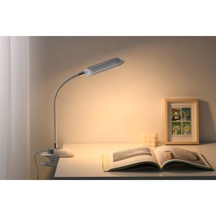 LED+CCT dimbare bureaulamp met klem CLIP LED/7,5W/230V 3000/4200/5000K wit