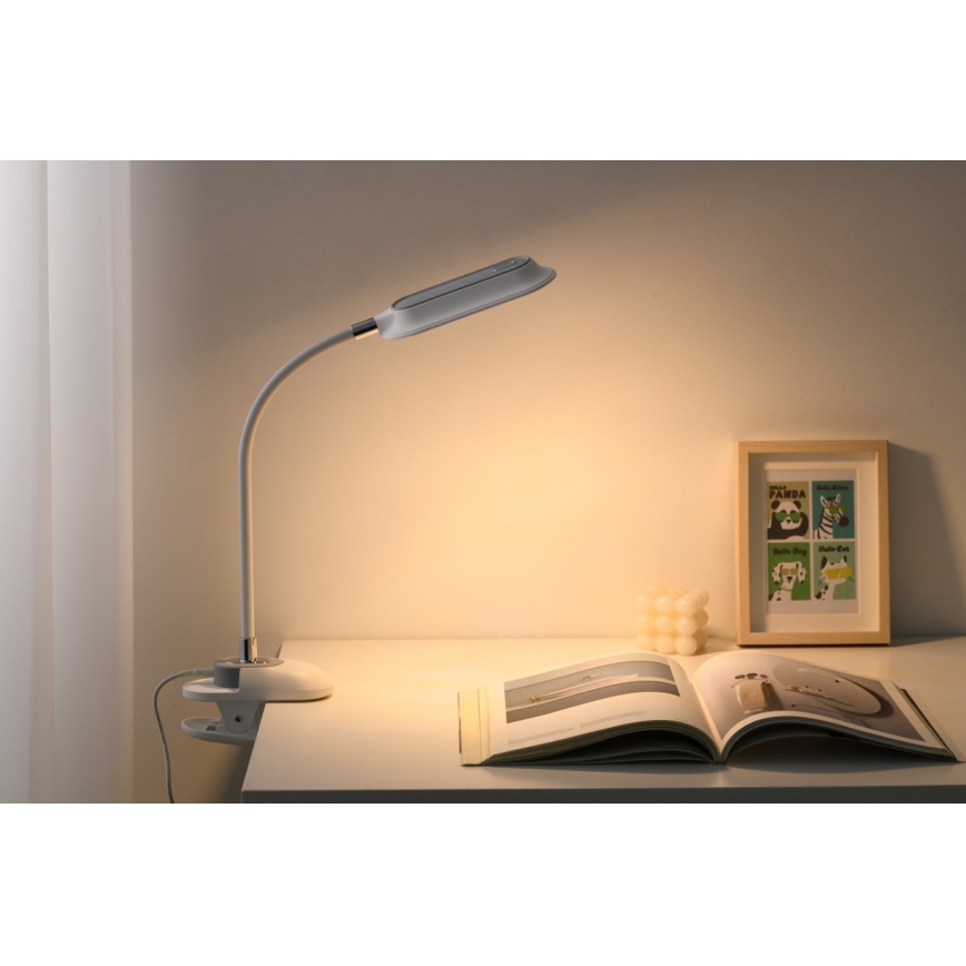 LED+CCT Lampe de table dimmable à pince CLIP LED/7,5W/230V 3000/4200/5000K blanche