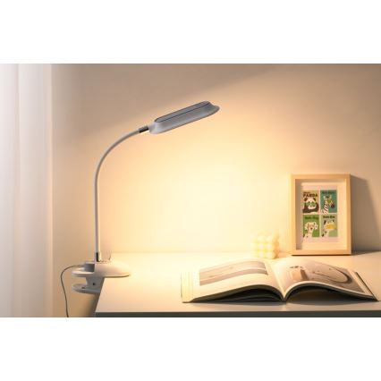 LED+CCT Lampe de table dimmable à pince CLIP LED/7,5W/230V 3000/4200/5000K blanche
