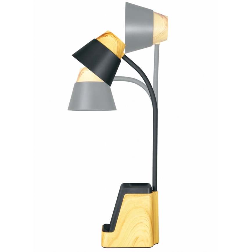 LED+CCT dimbare tafellamp met draadloos QI-opladen IDEAL LED/8W/230V 2700/4000/5000K beige