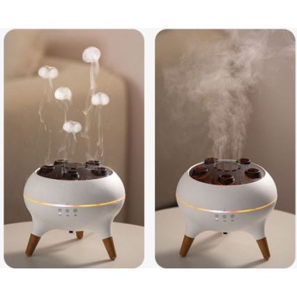 Immax 09104L - Aroma-diffuser en luchtbevochtiger JELLYFISH LED/11W/5V