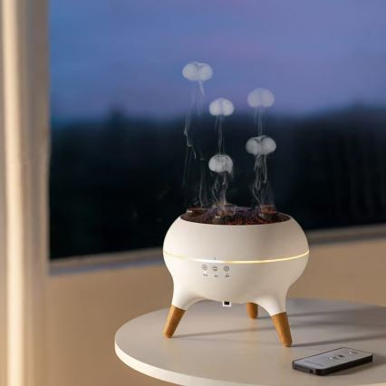 Immax 09104L - Aroma-diffuser en luchtbevochtiger JELLYFISH LED/11W/5V