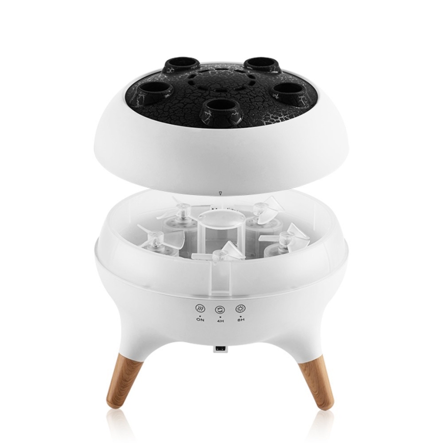Immax 09104L - Diffuseur d'arômes et humidificateur d'air JELLYFISH LED/11W/5V
