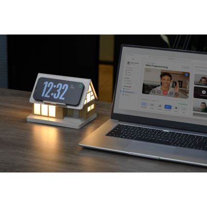 Lampe de bureau LED DREAM HOME avec recharge sans fil LED/2W/230V