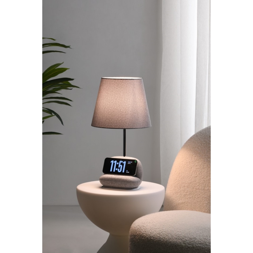 Lampe de table LED dimmable avec recharge sans fil Qi SOFA LED/6W/230V, gris