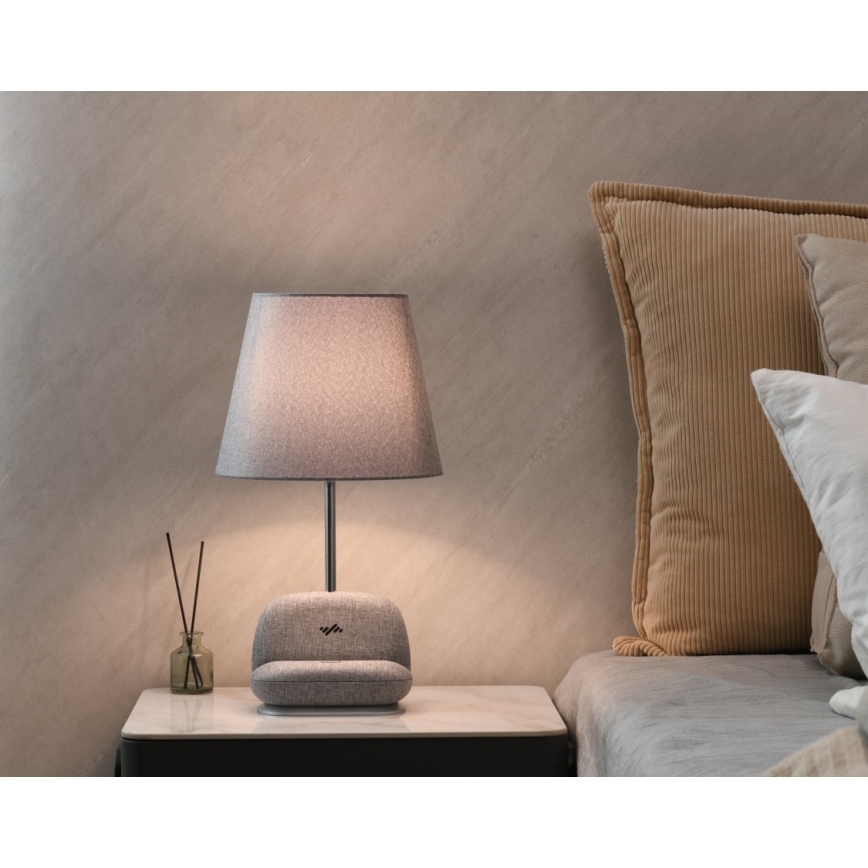 Lampe de table LED dimmable avec recharge sans fil Qi SOFA LED/6W/230V, gris