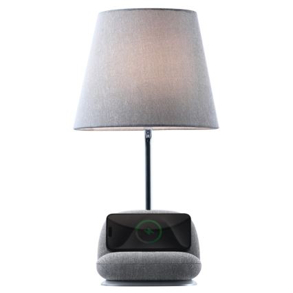 Lampe de table LED dimmable avec recharge sans fil Qi SOFA LED/6W/230V, gris