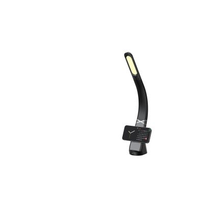 Lampe de bureau LED dimmable avec chargement sans fil MAGIC LED/5W/230V noire
