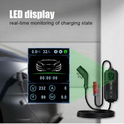 Immax - Reislaadstation EV voor elektrische auto's AC Type 2 32A/380V 22kW 5m + hoes