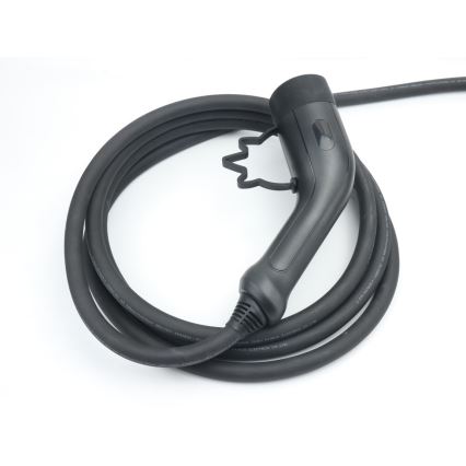 Immax - Draagbaar laadstation voor elektrische voertuigen AC Type 2 16 A / 380 V, 11 kW, met stekker 230 V en 5 m kabel, Wi-Fi Tuya